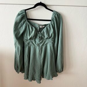 Elegant Green Women's Top